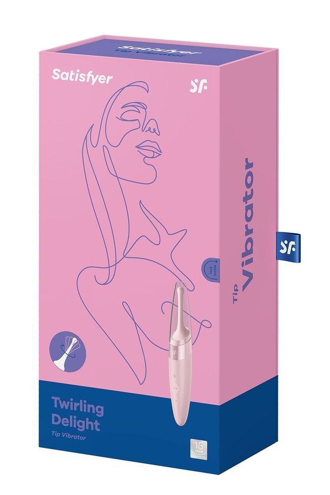 Вибратор для целенаправленной стимуляции Satisfyer Twirling Delight нежно-розовый