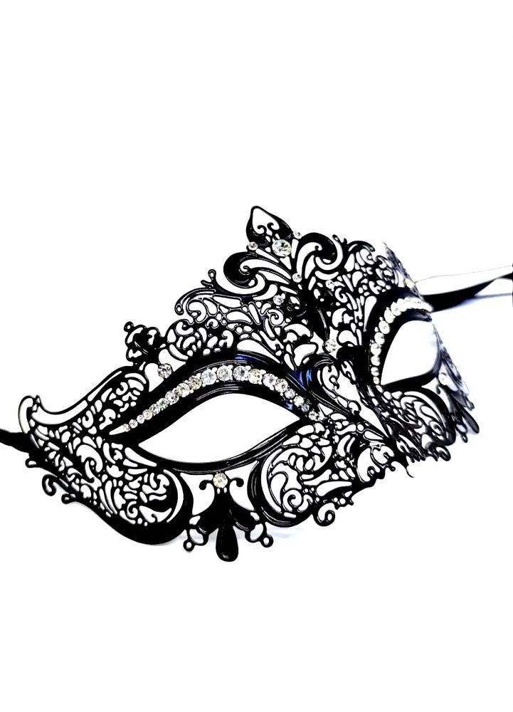 Маска на очі Eye mask metal black
