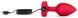Анальная пробка с вибрацией и пультом управления B-Vibe Vibrating Heart Plug M/L Red