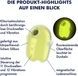 Вакуумный клиторальный вибратор с флуоресцентной поверхностью Satisfyer Glowing Ghost, желтый