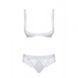 Комплект открытая грудь Obsessive Miamor 2 pcs set white S/M