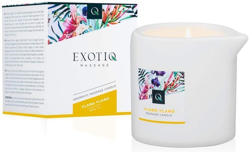 Масажна Свічка Exotiq Massage Candle Ylang Ylang 200g
