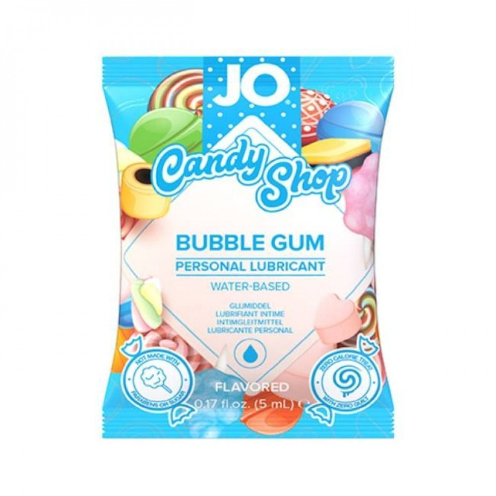 Саше Candy Shop лубрикант со всусом Bubblegum 5 мл System JO