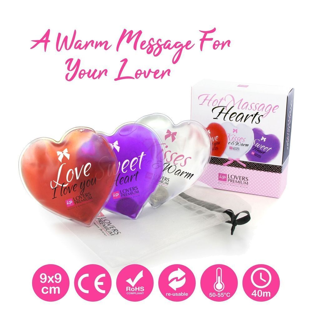 Серця для гарячого масажу Loverspremium Hot Massage Hearts