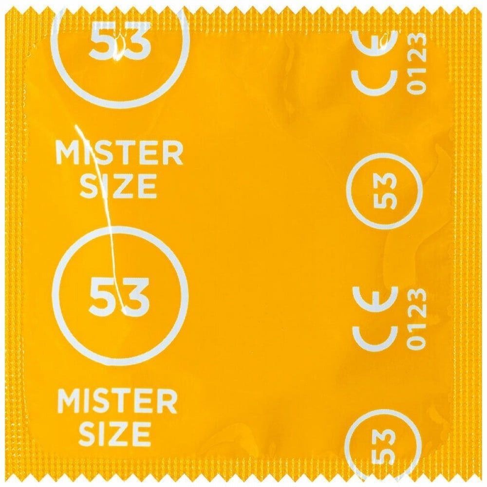 Презервативи ультратонкі Mister Size латексні, 53 мм (ціна за упаковку, 10 шт.)