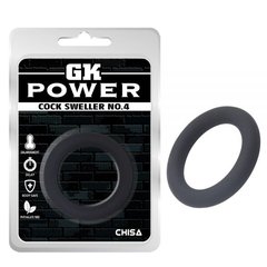 Кільце ерекційне GK Power cock Sweller № 4, Черный