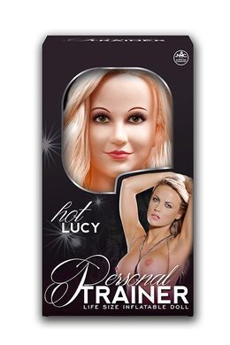Секс-кукла надувная 3D с двумя отверстиями NMC Hot Lucy&nbsp;Personal Trainer с вибропулей в комплекте