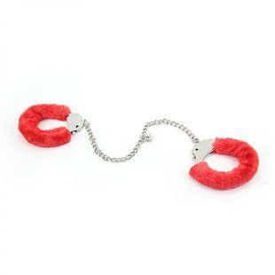 Наручники Roomfun Metal Handcuff With A Long Chain, Red
