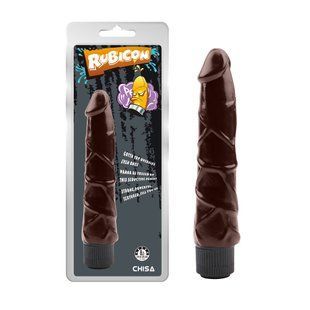 Вибратор реалистик Chisa Rubicon Ignite vibrating Cock, коричневый
