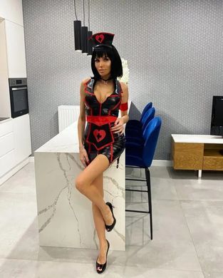 Костюм сексуальної медсестри S Naughty Nurse Leg Avenue, 4 предмети