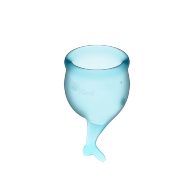 T360902 менструальні чаші SATISFYER FEEL SECURE MENSTRUAL CUP LIGHT BLUE