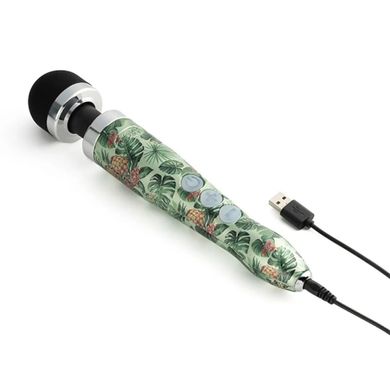 Масажер-мікрофон Doxy Die Cast 3R Wand Vibrator Pineapple, з ананасами, зелений