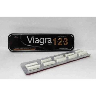 Препарат для усиления мужской эрекции Viagra 123 (цена за упаковку, 10 шт)
