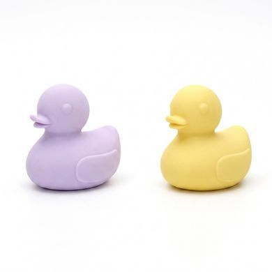 Вібратор для клітора у вигляді качки Sweet Em , силіконовий, лавандовий