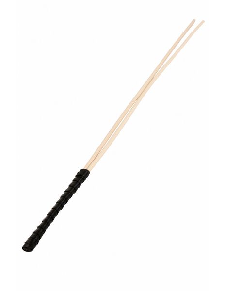Подвійний стек із ротанга з чорною ручкою  DS Fetish.