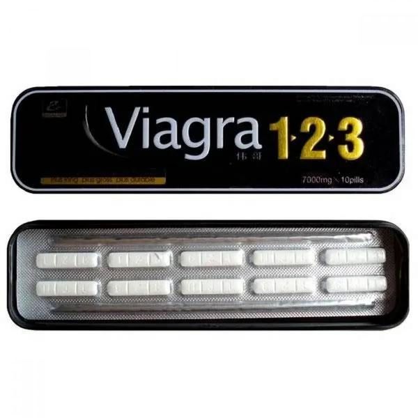 Препарат для посилення чоловічої ерекції Viagra 123 (ціна за упаковку, 10 шт)