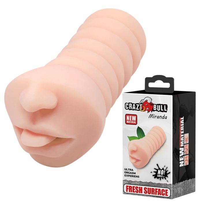 Мастурбатор рот реалистичный CRAZY BULL Miranda, 16,6 х 7,5 см