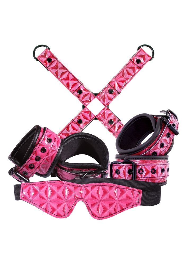 Комплект для связывания NS Novelties SINFUL BONDAGE KIT PINK