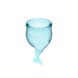 T360902 менструальні чаші SATISFYER FEEL SECURE MENSTRUAL CUP LIGHT BLUE