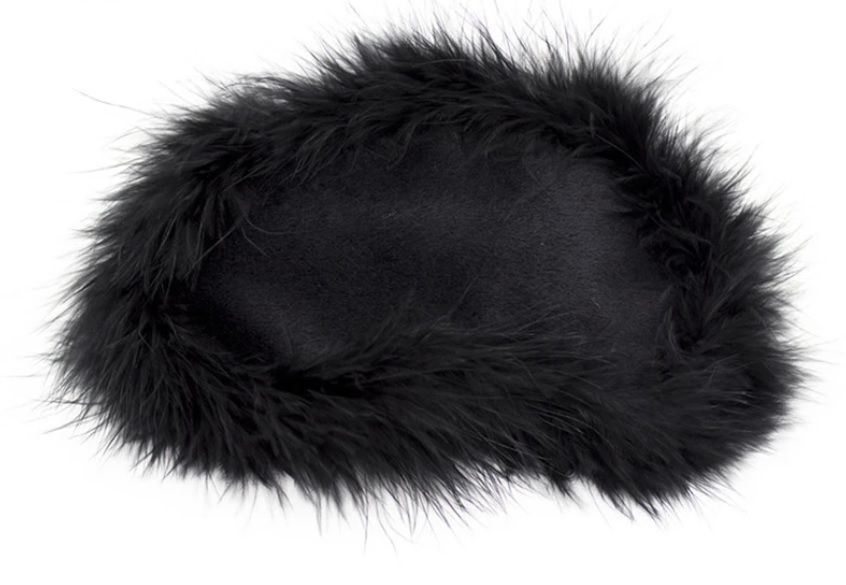 Маска на очі Feather blindfold black