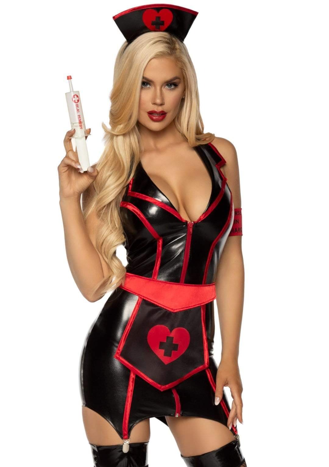 Костюм сексуальної медсестри S Naughty Nurse Leg Avenue, 4 предмети