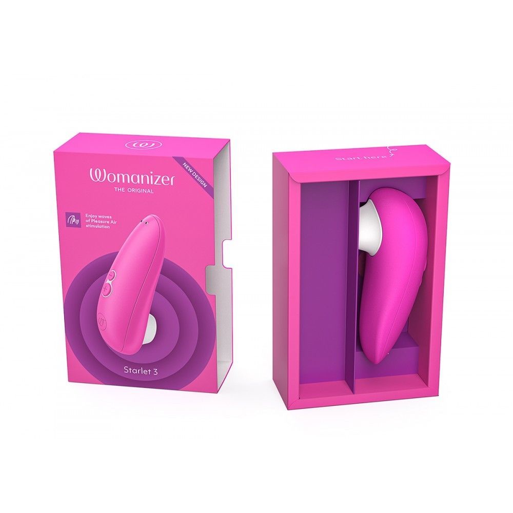 Вакуумний кліторальний стимулятор Womanizer Starlet 3 Pink