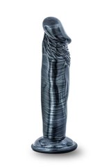 Фалоімітатор реалістичний Blush Jet Ebony з присоскою, чорного кольору, 16.5 см