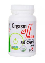Таблетки чоловічі Orgasm Off 80 шт для затримки еякуляції