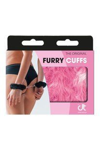 Наручники з хутром Dream toys Metal Handcuff, рожевий