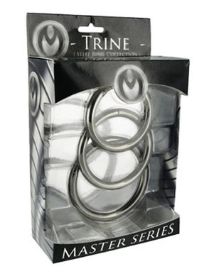 Комплект эрекционных стальных колец Trine