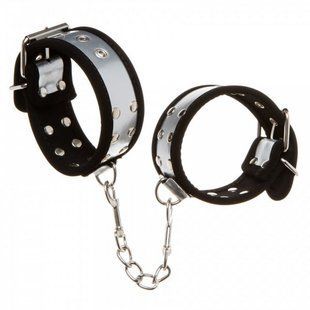 Поножи DS Fetish Ankle Cuffs, Silver
