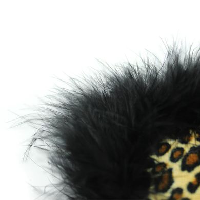 Маска на глаза с мехом Flocky blindfold leopard