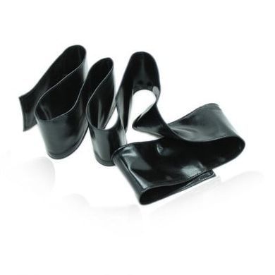 Повязка на глаза глянцевая DS Fetish, 150 см х 7.5 см, черная