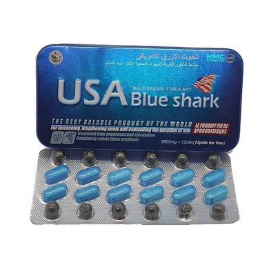 Таблетки для потенции Голубая Акула (цена за упаковку, 12 таблеток )