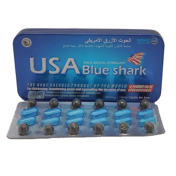 Таблетки для потенции Голубая Акула (цена за упаковку, 12 таблеток )