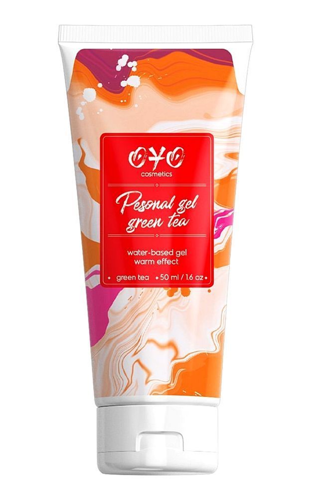 Лубрикант с согревающим эффектом OYO Personal Gel Green Tea с экстрактом зеленого чая, 50 мл