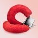 Наручники Love Cuffs Crushious металлические, с красным мехом