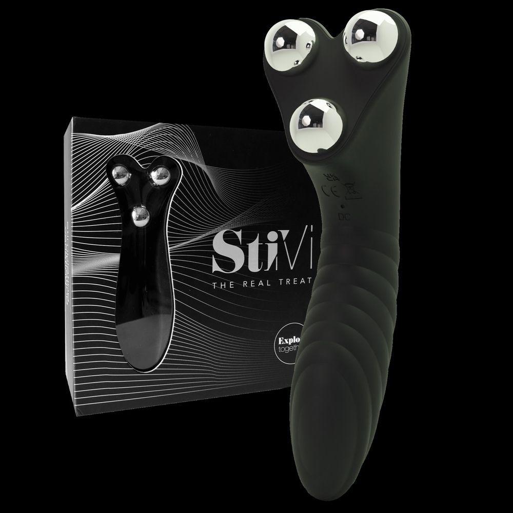 Вібратор для пар StiVi - The Real Threat Partner Vibrator - Black