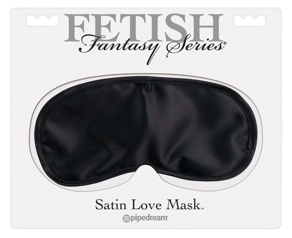Маска атласна Pipedream Fetish Fantasy Series SATIN LOVE чорна