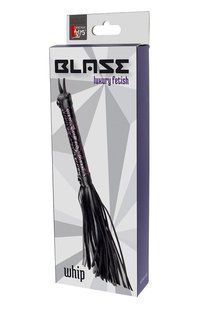 Флогер з фіолетовим тисненням Dream toys BLAZE Luxury Fetish та петлею