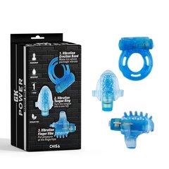 Набор вибро игрушек Chisa Teasers Ring Kit-BLUE
