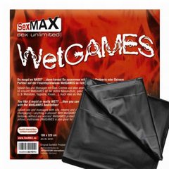 Простынь для массажа JOY Division SexMAX WetGAMES 180 x 220 см Black