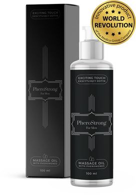 Массажное масло для мужчин с ароматом и феромонами PheroStrong 100 мл