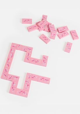 Игра для пар Secret Play Kinky Domino, 28 домино, розовая