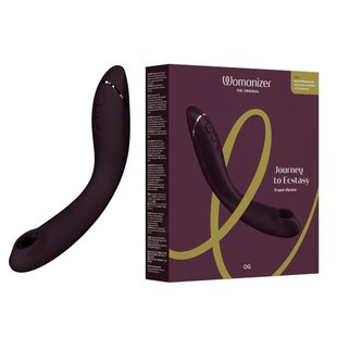 Вибратор для точки G c вакуумной стимуляцией Womanizer OG Aubergine