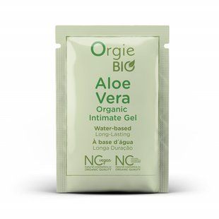 ПРОБНИК/Органический лубрикант Orgie BIO Aloe Vera на водной основе, 2 мл