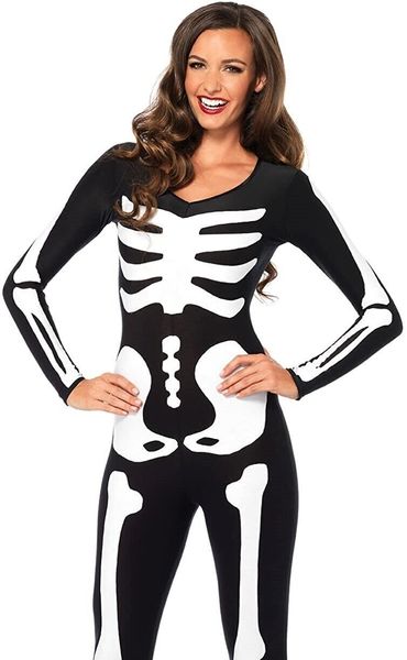 Костюм скелета Leg Avenue Womens Skeleton Bodysuit Halloween Size S