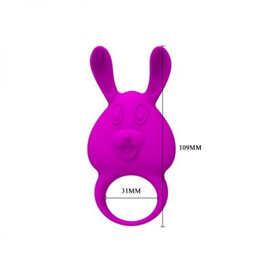 Эрекционное кольцо с вибрацией Pretty Love Naughty Bunny