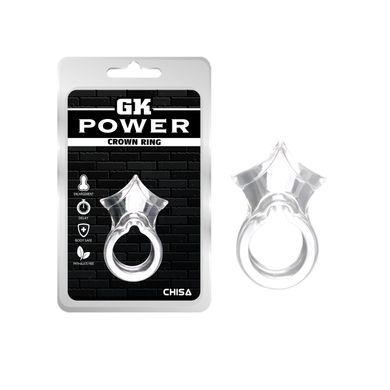 Эрекционное кольцо на пенис Chisa GK Power, прозрачный