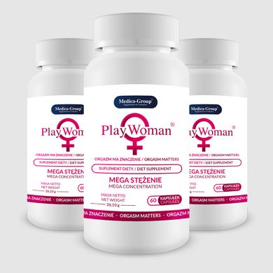 Капсулы для повышения либидо у женщин Medica Group Supl.diety-PlayWoman (цена за упаковку, 60 капсул